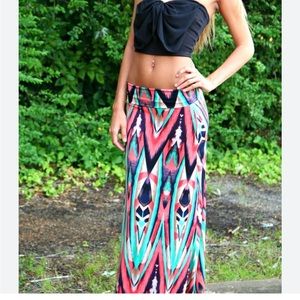 LNC printed Maxi skirt Diosa